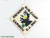 CJ'01 10th Canadian Jamboree Subcamp Caribou [CJ JAMB 10-3a.1]